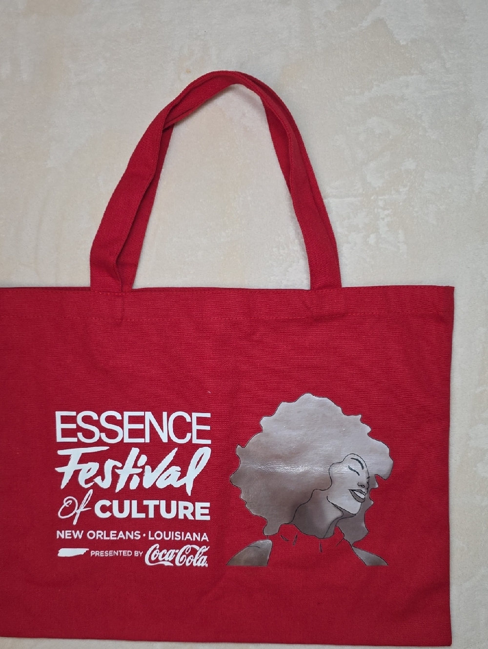 Coca Cola Red Essence Festival of Culture Tote Bag
